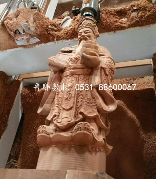 三維立體雕刻機(jī)制作的財(cái)神雕像、觀音佛像